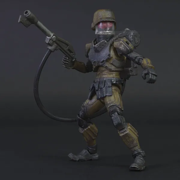 Super7 The Worst^Acid Rain Reaction Figures W1 - Cortex Commander Flame Trooper Marine
