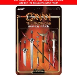 Super7 Conan The Barbarian^Conan The Barbarian Ultimates! Wave 5 - Battle Of The Mounds Set Of 4