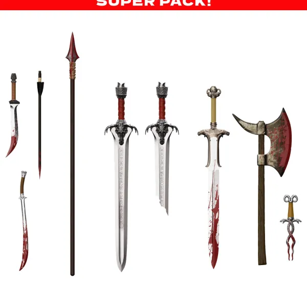 Super7 Conan The Barbarian^Conan The Barbarian Ultimates! Wave 5 - Battle Of The Mounds Set Of 4