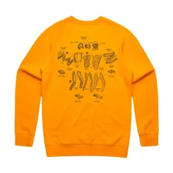 Super7 Universal Monsters^Creature Model Kit Crewneck Fleece Sweatshirt