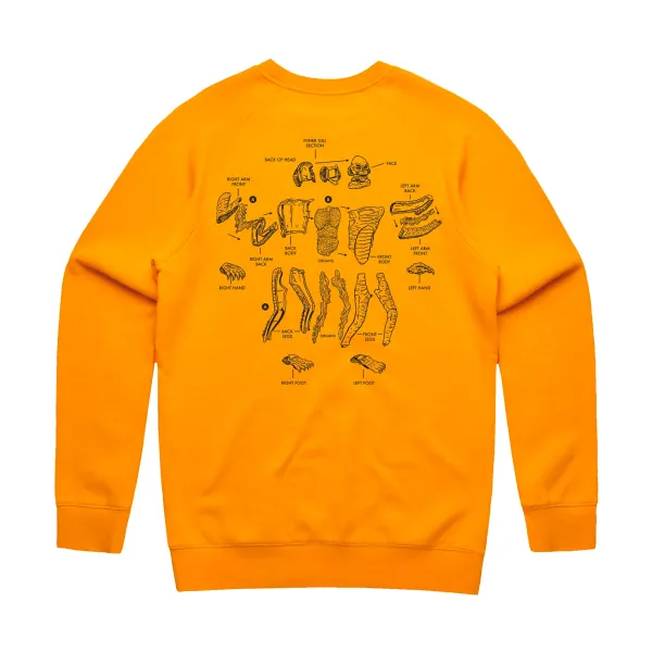 Super7 Universal Monsters^Creature Model Kit Crewneck Fleece Sweatshirt