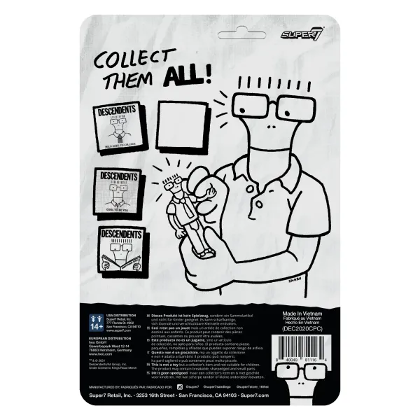 Super7 Descendents^Descendents Reaction Figure - Milo (Goes To College)