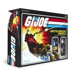 Super7 G.I. Joe^G.I. Joe Reaction Figures - Arctic Rescue Vehicle (Snake Eyes & Blind Woodsman)