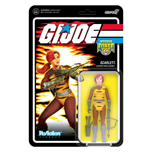Super7 G.I. Joe^G.I. Joe Reaction Figures Wave 6 - Tiger Force Scarlett