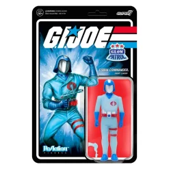 Super7 G.I. Joe^G.I. Joe Reaction Figures Wave 1B - Cobra Commander (Glow Patrol)