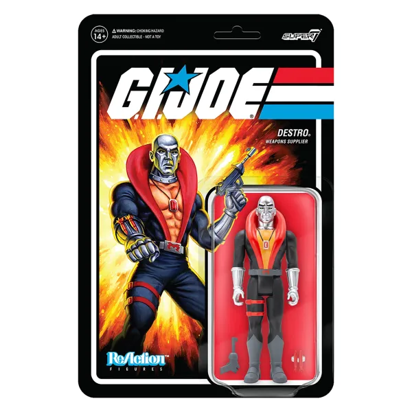 Super7 G.I. Joe^G.I. Joe Reaction Figures Wave 1 - Destro
