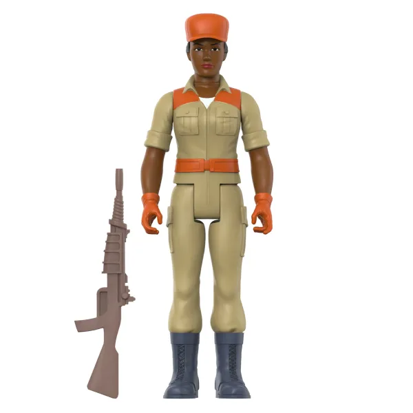 Super7 G.I. Joe^G.I. Joe Reaction Figures Wave 3 - Female Combat Engineer Bun Hair (Brown)