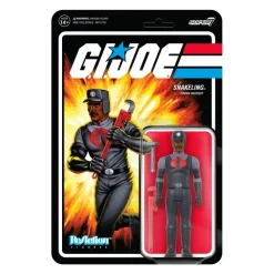 Super7 G.I. Joe^G.I. Joe Reaction Figures Wave 3 - Cobra Snakeling Factory Worker Mustache (Brown)