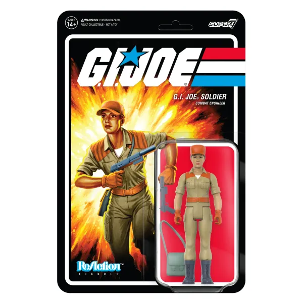 Super7 G.I. Joe^G.I. Joe Reaction Figures Wave 3 - Female Combat Engineer Short Hair (Tan)