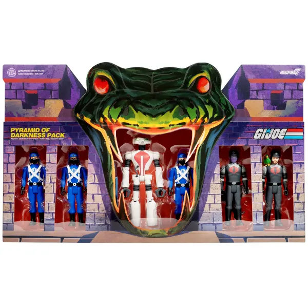 Super7 G.I. Joe^G.I. Joe Reaction Figures Wave 4B - Snakelings Box Set
