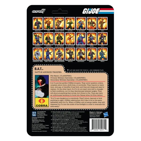 Super7 G.I. Joe^G.I. Joe Reaction Wave 4 - Cobra B.A.T.