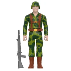 Super7 G.I. Joe^G.I. Joe Reaction Wave 4 - Trooper Clean Shaven (Pink)