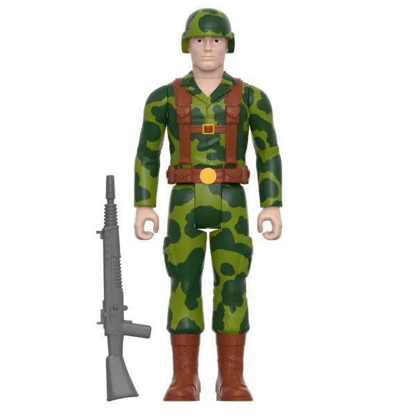 Super7 G.I. Joe^G.I. Joe Reaction Wave 4 - Trooper Clean Shaven (Pink)
