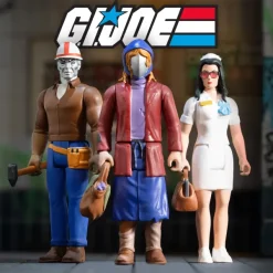 Super7 G.I. Joe^G.I. Joe Reaction Wave 6B Cobra Escape Pack