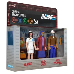 Super7 G.I. Joe^G.I. Joe Reaction Wave 6B Cobra Escape Pack
