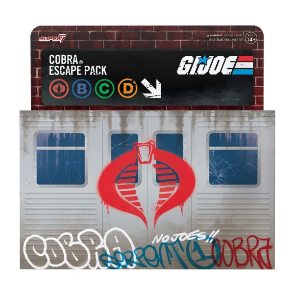 Super7 G.I. Joe^G.I. Joe Reaction Wave 6B Cobra Escape Pack