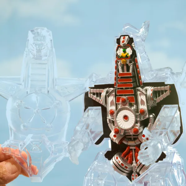 Super7 Mighty Morphin Power Rangers^Mighty Morphin Power Rangers Super Cyborg - Dragonzord (Clear)
