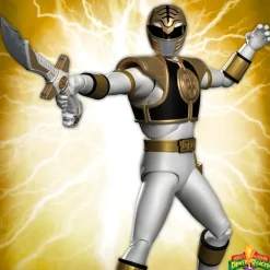 Super7 Mighty Morphin Power Rangers^Mighty Morphin Power Rangers Ultimates! Wave 04 - White Ranger