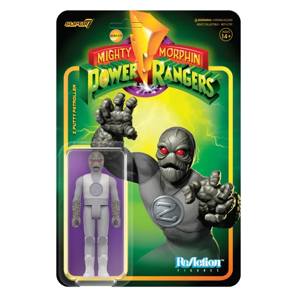 Super7 Mighty Morphin Power Rangers^Mighty Morphin Power Rangers Reaction Figure Wave 4 - Z Putty Patroller