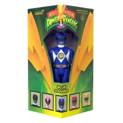 Super7 Mighty Morphin Power Rangers^Mighty Morphin Power Rangers Reaction Sdcc 2023 - Blue Ranger [Triangle Box] [Sdcc 2023]