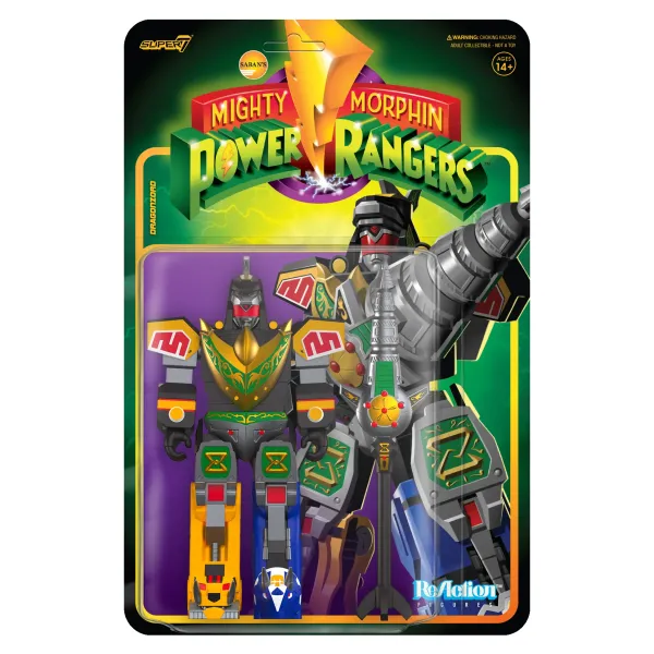 Super7 Mighty Morphin Power Rangers^Mighty Morphin Power Rangers Reaction Figure Wave 3 - Dragonzord (Battle Mode)