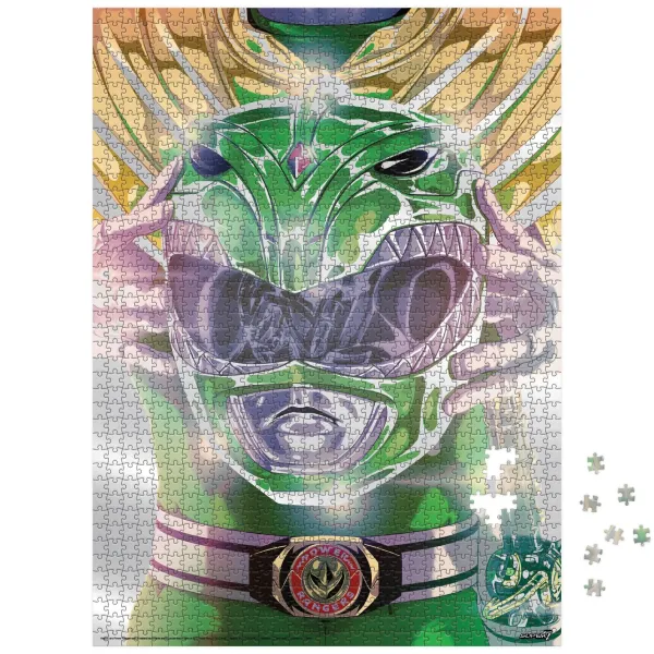 Super7 Mighty Morphin Power Rangers^Mighty Morphin Power Rangers Puzzles - Green Ranger