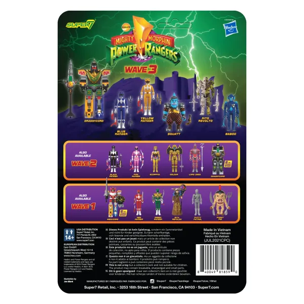Super7 Mighty Morphin Power Rangers^Mighty Morphin Power Rangers Reaction Figure Wave 3 - Squatt