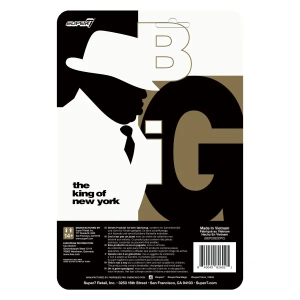 Super7 Notorious B.I.G.^Notorious B.I.G. Reaction Figures Wave 03 - Biggie In Suit