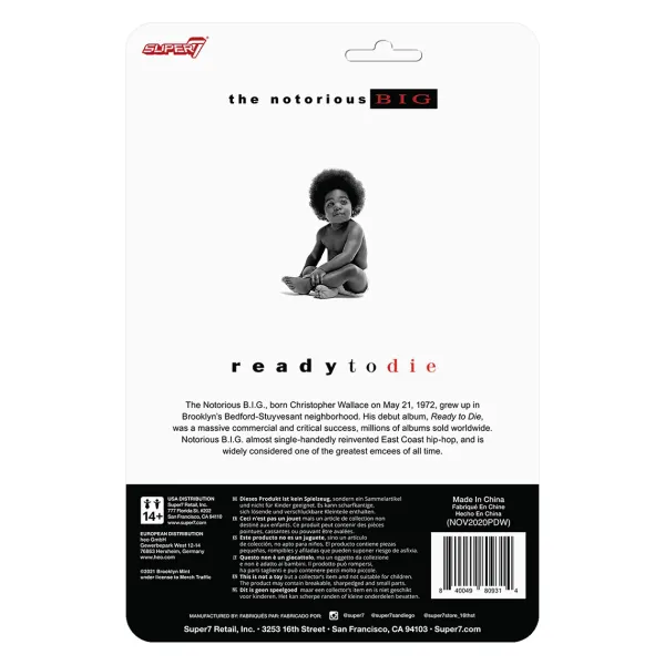 Super7 Notorious B.I.G.^Notorious B.I.G. Reaction Figure - The Original