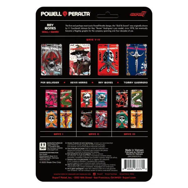Super7 Powell-Peralta^Powell-Peralta Reaction Figures Wave 04 - Ray Bones