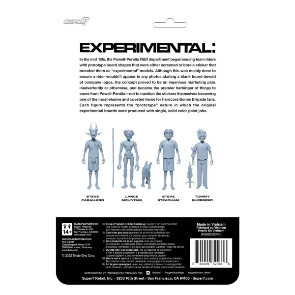 Super7 Powell-Peralta^Powell-Peralta Reaction Figures Wave 1A - Lance Mountain (Unpainted)