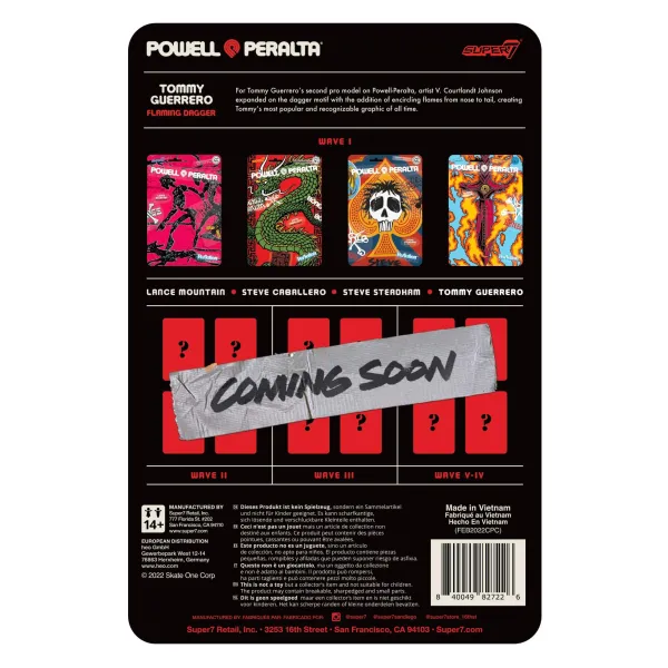 Super7 Powell-Peralta^Powell-Peralta Reaction Figure Wave 1 - Tommy Guerrero Flaming Dagger