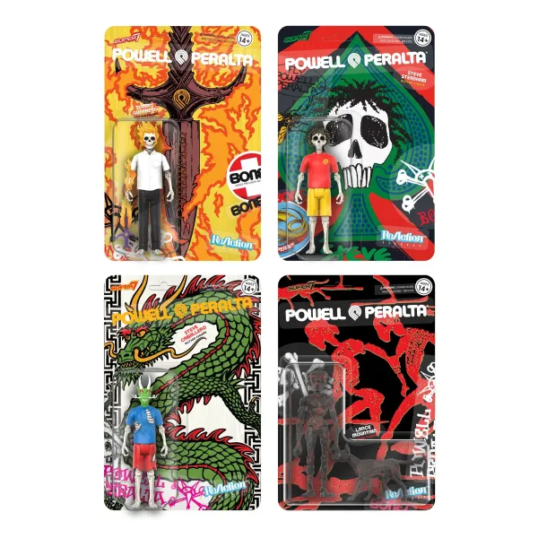 Super7 Powell-Peralta^Powell-Peralta Reaction Wave 3 - Set Of 4