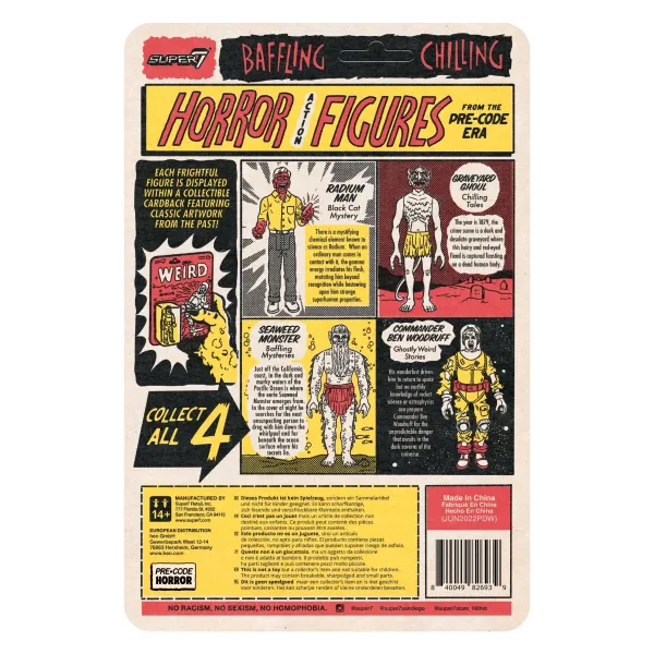Super7 Pre-Code Horror^Pre-Code Horror Reaction Wave 1 - Baffling Mysteries - Seaweed Monster