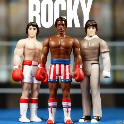 Super7 Rocky^Rocky Reaction Figures Wave 2 - Set Of 3