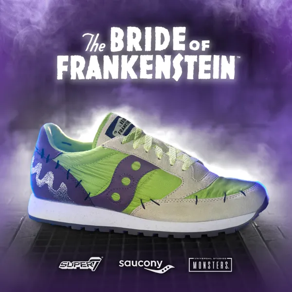 Super7 Universal Monsters^ Saucony Universal Monsters Shoe - Bride Of Frankenstein