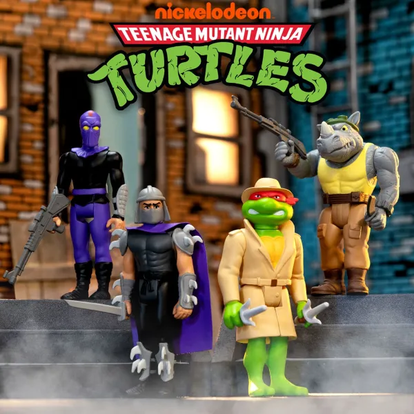Super7 Teenage Mutant Ninja Turtles^Teenage Mutant Ninja Turtles Reaction Figures Wave 08 - Rocksteady (Cartoon)