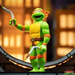 Super7 Teenage Mutant Ninja Turtles^Teenage Mutant Ninja Turtles Reaction Wave 7 - Michelangelo Toon