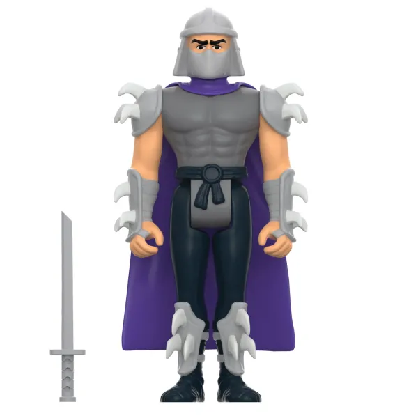 Super7 Teenage Mutant Ninja Turtles^Teenage Mutant Ninja Turtles Reaction Figures Wave 8 - Undercover Raphael, Shredder, Rocksteady & Foot Soldier (Cartoon)