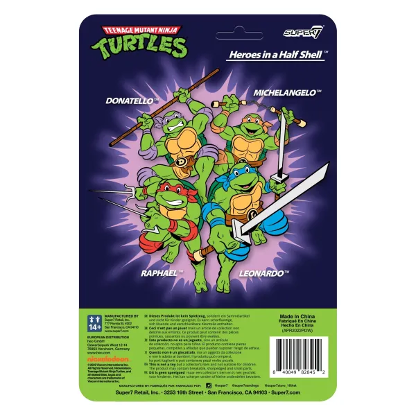 Super7 Teenage Mutant Ninja Turtles^Teenage Mutant Ninja Turtles Reaction Wave 7 - Donatello Toon