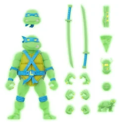Super7 Teenage Mutant Ninja Turtles^Teenage Mutant Ninja Turtles Ultimates! - Leonardo [Mutagen Ooze Glow]