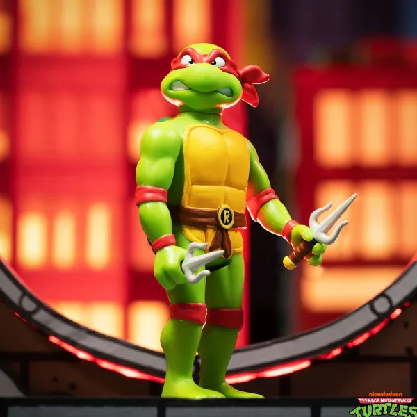 Super7 Teenage Mutant Ninja Turtles^Teenage Mutant Ninja Turtles Reaction Wave 7 - Donatello, Leonardo, Michelangelo & Raphael (Toon)
