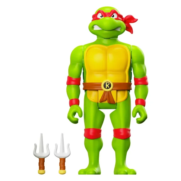 Super7 Teenage Mutant Ninja Turtles^Teenage Mutant Ninja Turtles Reaction Wave 7 - Donatello, Leonardo, Michelangelo & Raphael (Toon)