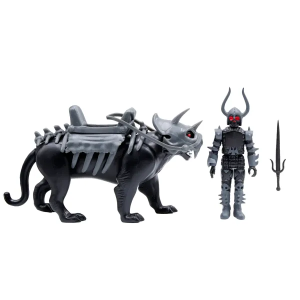 Super7 The Worst^The Four Worstmen Of The Apocalypse Reaction Figure - Black Falcon And Famine Puma