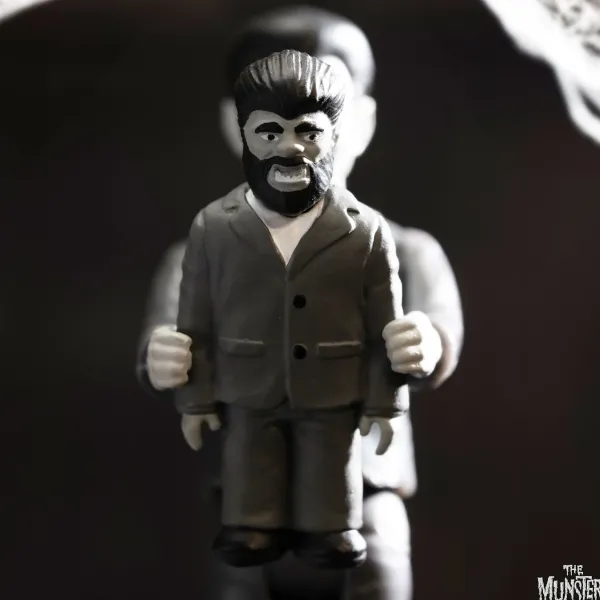 Super7 The Munsters^The Munsters Reaction Wave 3 - Eddie Munster, Marilyn Munster & Hot Rod Herman (Grayscale)