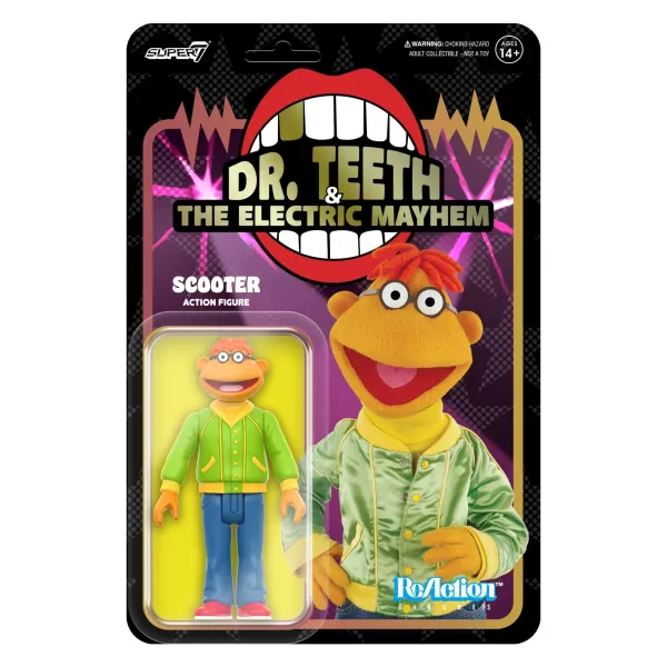 Super7 The Muppets^The Muppets Reaction Figures Wave 1- Electric Mayhem Band - Scooter