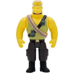 Super7 The Simpsons^The Simpsons Reaction Wave 1 Mcbain - Mcbain (Commando)