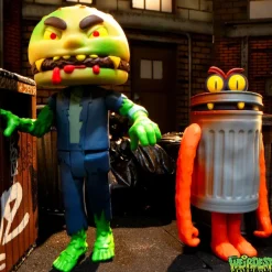 Super7 The Weirdest^The Weirdest Reaction Figures Wave 05 - Blood, Trashquatch & Zombeef (Rotten Rangers)