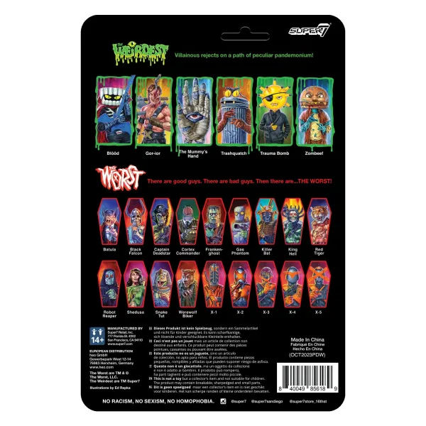 Super7 The Weirdest^The Weirdest Reaction Figures Wave 05 - Zombeef (Rotten Rangers)