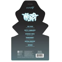 Super7 The Worst^The Worst Reaction Figure - Werewolf Biker (Monster Glow)